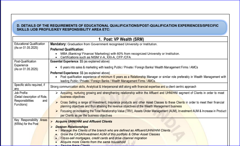 SBI SCO Recruitment 2025